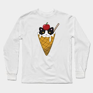 Vanilla Ice Cream Cat Long Sleeve T-Shirt